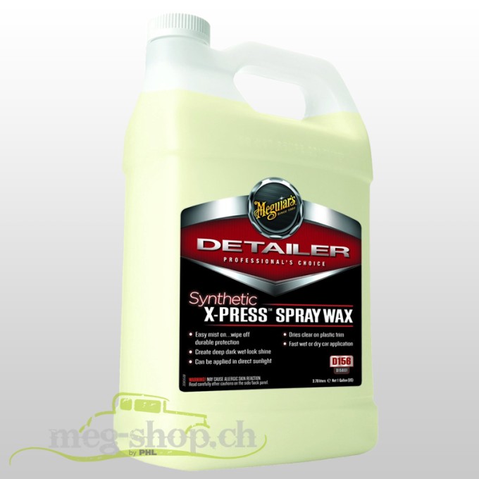 D15601 Synttetic X-Press Spray Wax 3.78 lt.