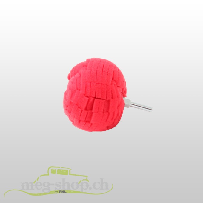 690R Polierball Rot-fein klein 6.98 cm